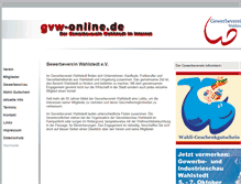 Tablet Screenshot of gewerbeverein-wahlstedt.de